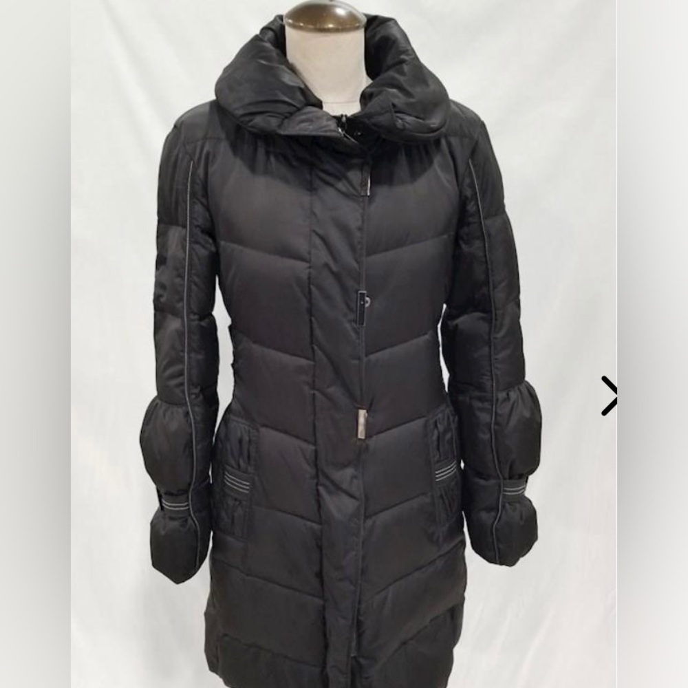 ADRIENNE VITTADINI- black puffer coat sz M